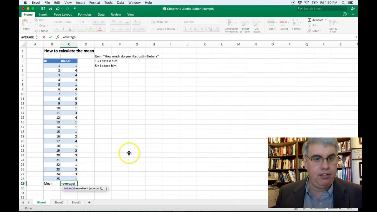 find large differences in data valuesin excel 2016 for mac
